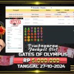 BUKTI JACKPOT SLOT GATES OF OLYMPUS TERPERCAYA DI INDONESIA TGL 27-10-2024