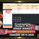 BUKTI JACKPOT SLOT JOKER JEWELS TERPERCAYA DI INDONESIA TGL 05-11-2024