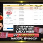 BUKTI JACKPOT SLOT LUCKY NEKO TERPERCAYA DI INDONESIA TGL 16-11-2024