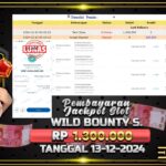 BUKTI JACKPOT SLOT WILD BOUNTY SHOWDOWN TERPERCAYA DI INDONESIA TGL 13-12-2024