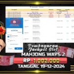 BUKTI JACKPOT SLOT MAHJONG WAYS 2 TERPERCAYA DI INDONESIA TGL 19-12-2024