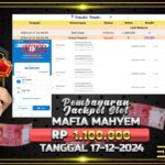 BUKTI JACKPOT SLOT MAFIA MAHYEM TERPERCAYA DI INDONESIA TGL 17-12-2024