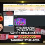 BUKTI JACKPOT SLOT SWET BONANZA 1000 TERPERCAYA DI INDONESIA TGL 27-12-2024