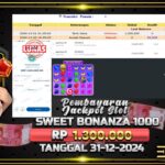 BUKTI JACKPOT SLOT SWEET BONANZA 1000 TERPERCAYA DI INDONESIA TGL 31-12-2024