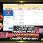 BUKTI JACKPOT SLOT MAHJONG WAYS 2 TERPERCAYA DI INDONESIA TGL 09-12-2024