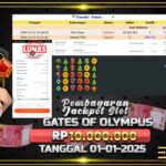 BUKTI JACKPOT SLOT GATES OF OLYMPUS TERPERCAYA DI INDONESIA TGL 01-01-2025