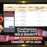 BUKTI JACKPOT SLOT WILD BOUNTY SHOWDOWN TERPERCAYA DI INDONESIA TGL 29-12-2024