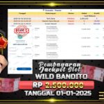 BUKTI JACKPOT SLOT WILD BANDITO TERPERCAYA DI INDONESIA TGL 01-01-2025