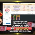 BUKTI JACKPOT SLOT GATES OF OLYMPUS 1000 TERPERCAYA DI INDONESIA TGL 18-12-2024