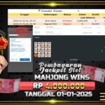 BUKTI JACKPOT SLOT MAHJONG WINS TERPERCAYA DI INDONESIA TGL 01-01-2025