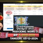 BUKTI JACKPOT SLOT MAHJONG WINS 3 TERPERCAYA DI INDONESIA TGL 05-12-2024