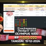 BUKTI JACKPOT SLOT GATES OF OLYMPUS 1000 TERPERCAYA DI INDONESIA TGL 15-12-2024