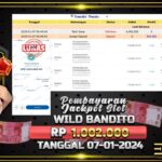 BUKTI JACKPOT SLOT WILD BANDITO TERPERCAYA DI INDONESIA TGL 07-01-2025