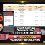 BUKTI JACKPOT SLOT CHOCOLATE DELUXE TERPERCAYA DI INDONESIA TGL 02-01-2025