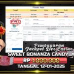 BUKTI JACKPOT SWEET BONANZA CANDYLAND TERPERCAYA DI INDONESIA TGL 12-01-2025