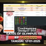 BUKTI JACKPOT SLOT GATES OF OLYMPUS 1000 TERPERCAYA DI INDONESIA TGL 12-01-2025