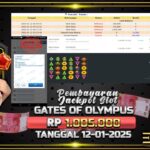 BUKTI JACKPOT SLOT GATES OF OLYMPUS TERPERCAYA DI INDONESIA TGL 12-01-2025