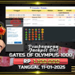 BUKTI JACKPOT SLOT GATES OF OLYMPUS 1000 TERPERCAYA DI INDONESIA TGL 11-01-2025