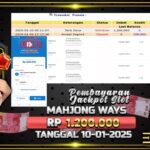 BUKTI JACKPOT SLOT MAHJONG WAYS TERPERCAYA DI INDONESIA TGL 10-01-2025