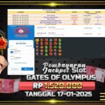 BUKTI JACKPOT SLOT GATES OF OLYMPUS 1000 TERPERCAYA DI INDONESIA TGL 17-01-2025