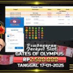 BUKTI JACKPOT GATES OF OLYMPUS TERPERCAYA DI INDONESIA TGL 17-01-2025