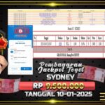 BUKTI JACKPOT TOGEL SYDNEY TERPERCAYA DI INDONESIA TGL 10-01-2025