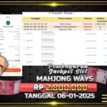 BUKTI JACKPOT SLOT MAHJONG WAYS TERPERCAYA DI INDONESIA TGL 06-01-2025